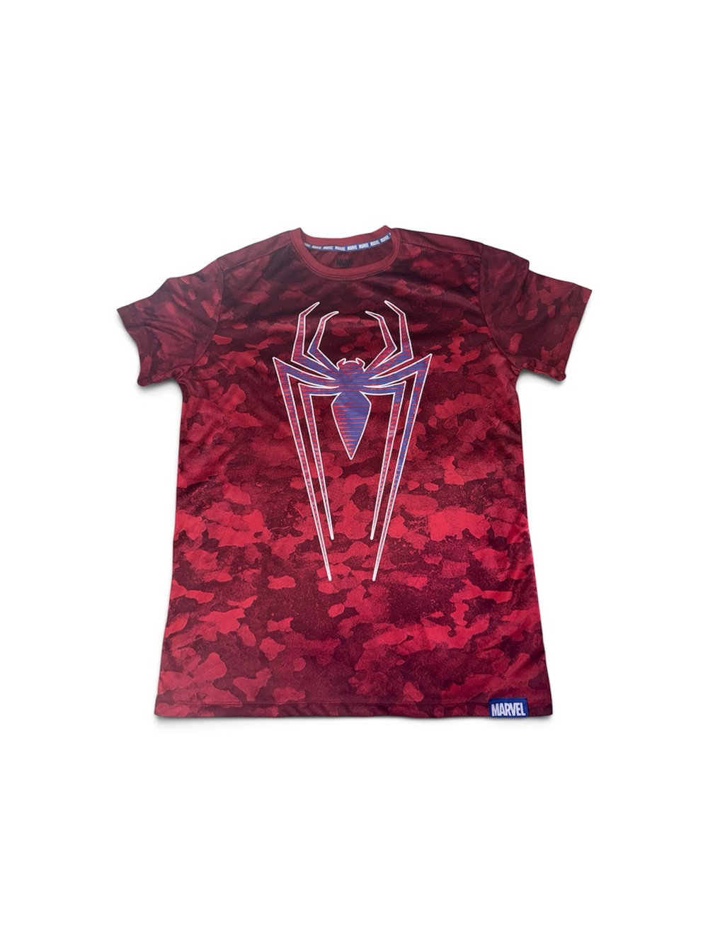 Marvel Spider-Man Red Camo Graphic T-Shirt Men’s Large